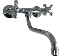 Смеситель для кухни MELODIA Galateo настенный, нижний излив, крест керамика MDV 40212 65128