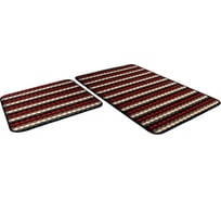 Набор ковриков Icarpet PP LOOP LOOP 50x80+50x40, бордовый 45 103125