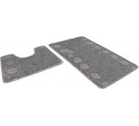 Набор ковриков Icarpet АКТИВ 50x80+50x40 002 пепельный 74 103346