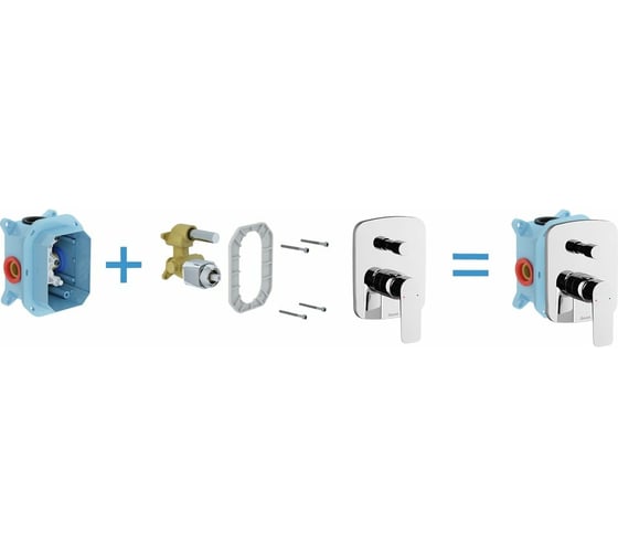 Настенный смеситель RAVAK с переключателем CL 065.00 для R-box X070088 00000049044