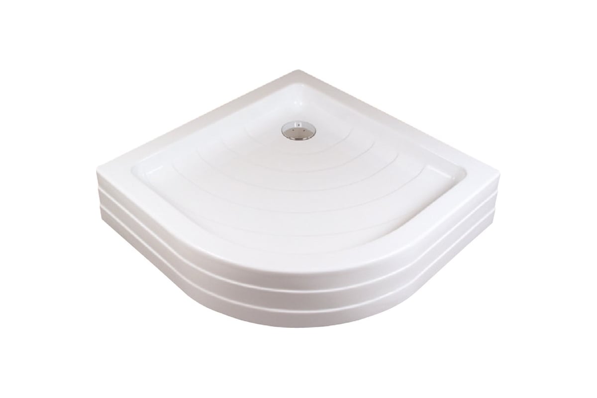 Душевой поддон акриловый четверть круга 80х80 Ravak Ronda-80 см PU ...