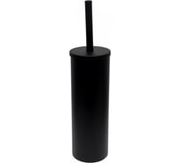 Ершик для унитаза Merida металлический, настенный, с двумя креплениями, черный GIC345