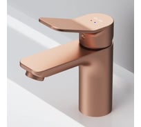 Смеситель для умывальника AM.PM X-Joy излив 100 мм, роз. золото F85A02144