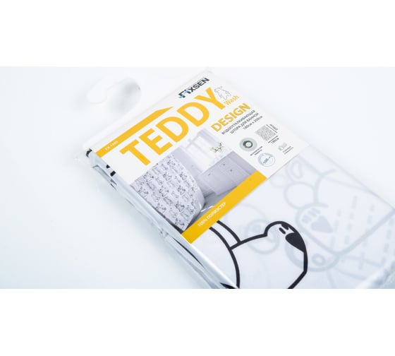 Шторка для ванной FIXSEN "TEDDY Wash" FX-1505