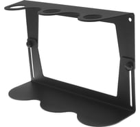 Держатель дозатора для жидкого мыла и шампуней EMBODIMENT настенный, черный EMB-SOAP-WVP3-B