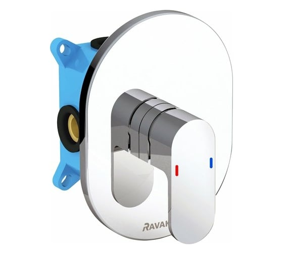 Смеситель скрытого монтажа Ravak Chrome CR 066.00 без переключателя X070057 00000031704