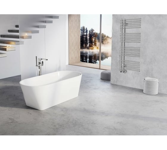 Водяной полотенцесушитель RAVAK Style 500x1000_W (м/о 70 мм) X04000083650