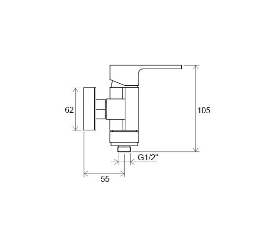 Смеситель для душа Ravak Chrome CR 032.00/150 X070043 00000031207