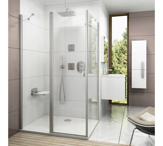 Термостатический смеситель скрытого монтажа Ravak Chrome CR 063.00 с переключателем X070094