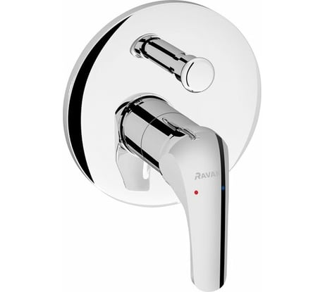 Смеситель скрытого монтажа Ravak Rosa RS 061.00 с переключателем X070014 00000021408