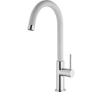 Смеситель для кухни Paini Sky с поворотным изливом белый 78CR5722LSLMKM