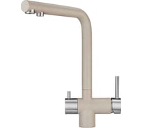 Высокий смеситель с краном под питьевую воду GRANULA GR-2305 антик