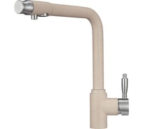 Высокий смеситель с краном под питьевую воду GRANULA GR-2301 песок