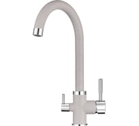 Высокий смеситель с краном под питьевую воду GRANULA GR-2168 антик