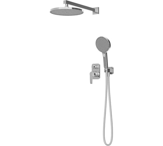 Душевая система IDDIS Optima Home с тропическим и ручным душем, глянцевый хром OPHSB02i67 1