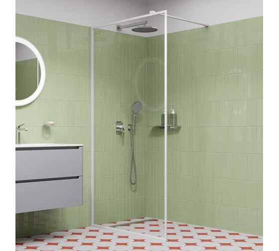 Душевая система IDDIS Optima Home с тропическим и ручным душем, глянцевый хром OPHSB02i67