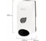 Диспенсер для жидкого мыла ЛАЙМА PROFESSIONAL ECO наливной, 1 л, белый, ABS-пластик 606551 13