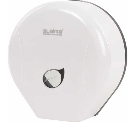 Диспенсер для туалетной бумаги ЛАЙМА PROFESSIONAL ECO Система T2 малый, белый, ABS-пластик 606545