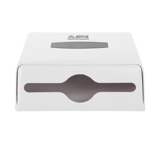 Диспенсер для полотенец ЛАЙМА PROFESSIONAL Система H2, Interfold, малый, белый, ABS-пластик 606678