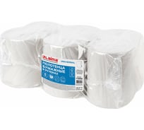 Рулонные бумажные полотенца LAIMA H1 UNIVERSAL 200 м, 1 слой, серые, комплект 6 рулонов 112502