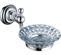 Мыльница Elghansa стеклянная, кристалл PRAKTIC Chrome UNP-452