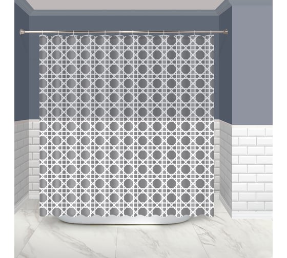 Штора для ванной Master House Марокко полиэтиленвинилацетат, 200х180 см 75224 1