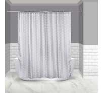 Штора для ванной Master House ВПОРЯДКЕ полиэстер, 200х180 см 75021