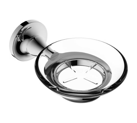 Стеклянная мыльница RUSH Corsica CO42411