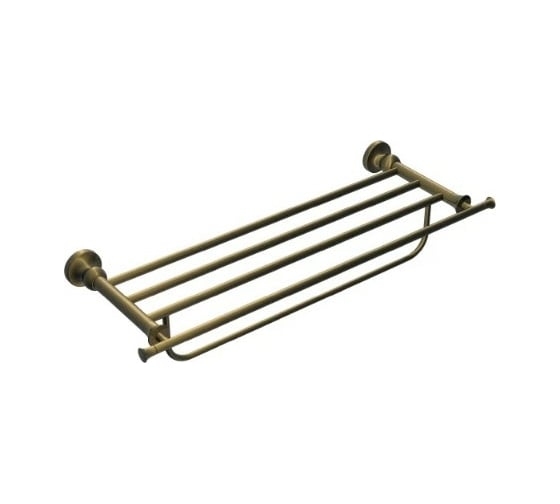 Полка для полотенец RUSH Crete 60 см, 4-ая CR35543