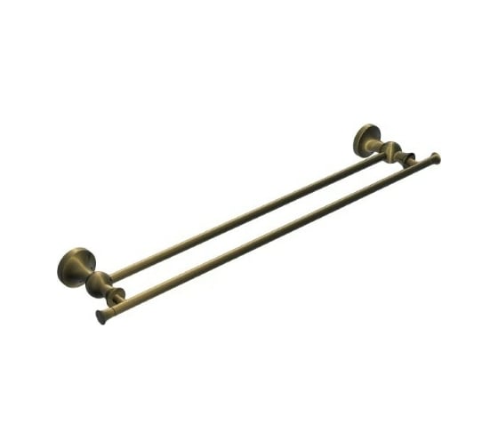 Двойной полотенцедержатель RUSH 60 см. Crete CR35532