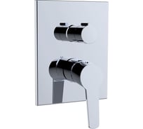 Внешняя часть смесителя для ванны и душа Clever Panam Evo Xtreme 2 выхода, хром 62228