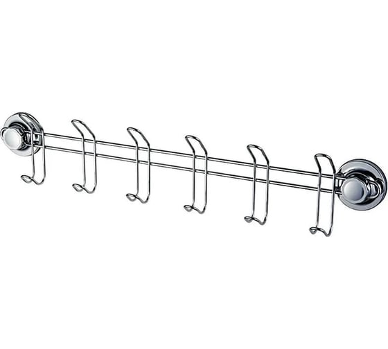 Вешалка с шестью крючками NOVADOM (вакуумный крепеж) L3716-6 1