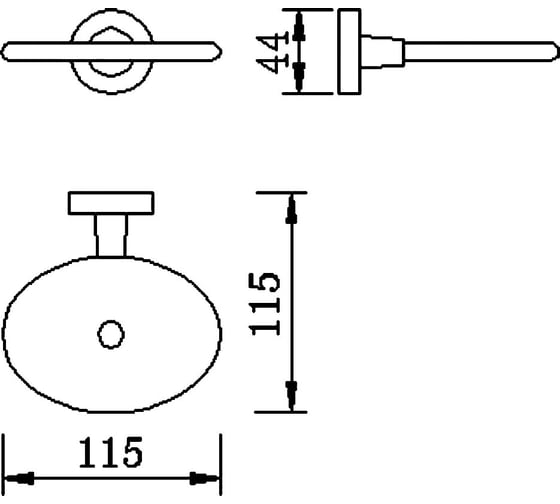 Мыльница RUSH Victoria литая VI71410