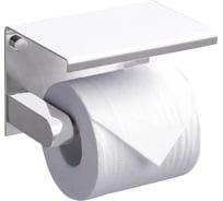 Бумагодержатель с полкой RUSH Edge белый ED77141 White
