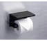 Бумагодержатель с полкой RUSH Edge черный ED77141 Black 2