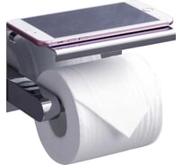 Бумагодержатель с полкой RUSH Edge ED77141 Chrome