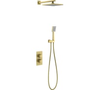 Душевая система Timo Petruma встроенная, с термостатом, золото матовое SX-5059/17SM