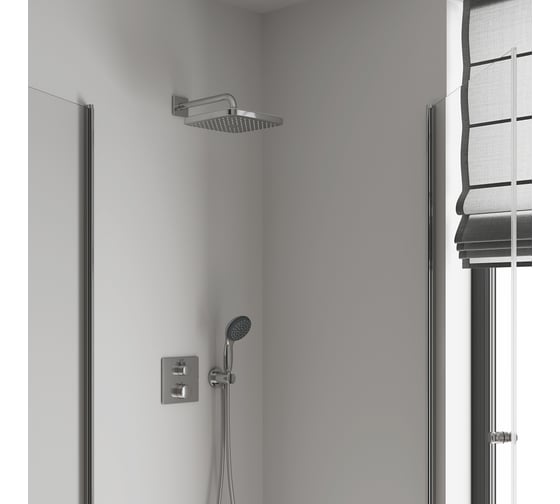 Верхний душ GROHE Vitalio Comfort 250 CUBE квадратный, 1 режим струи, расход 9.5 26695000