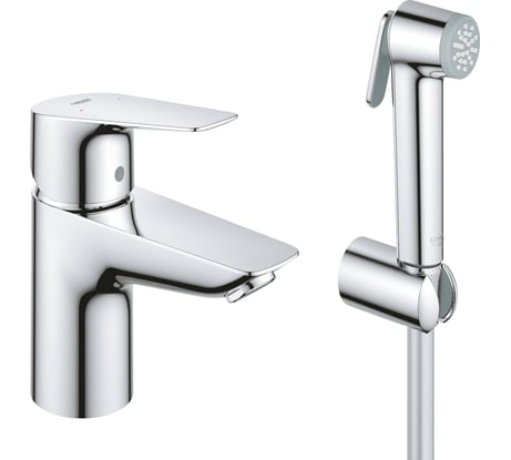 Набор: смеситель для раковины и гигиенический душ GROHE Start Edge размер S 23773001