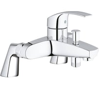 Однорычажный смеситель для ванны GROHE Eurosmart вертикальный монтаж 33303002