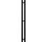 Полотенцесушитель электрический Primoclima Sol R E Black 100х6 2 PCSolREBlack10062 1