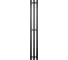 Полотенцесушитель электрический Primoclima Sol R E Graphite 120х12 3 1