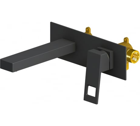 Смеситель для раковины Timo Briana black скрытый монтаж 7171/03SM