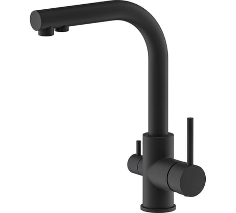 Смеситель для кухни с подключением фильтра Timo Saona черный 2376/03F