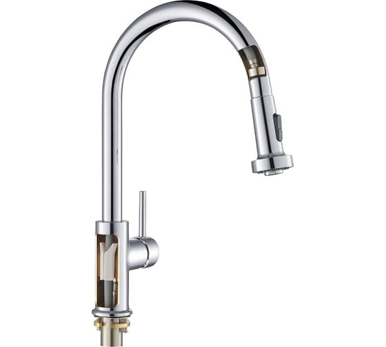 Смеситель для кухни Timo Saona chrome с выдвижной лейкой 2316/00FL