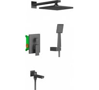 Душевая система Timo Selene black скрытый монтаж, 3 режима SX-3069/03SM