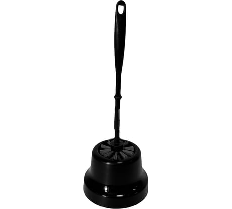 Комплект Мультипласт Групп WC КОЛОКОЛЬЧИК (20) черный, щетина серая MPG9260