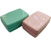 Мыльница Мультипласт Групп дорожная прямоугольная, пастель (50) MPG9734