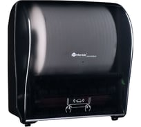 Автоматический диспенсер полотенец в рулонах Merida SOLID CUT MAXI черный, глянец CJC303