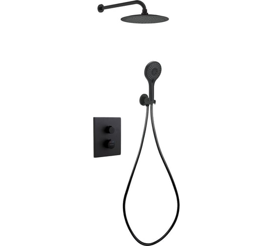 Комплект скрытого монтажа, матовый черный Clever UP URBAN BOX 61865